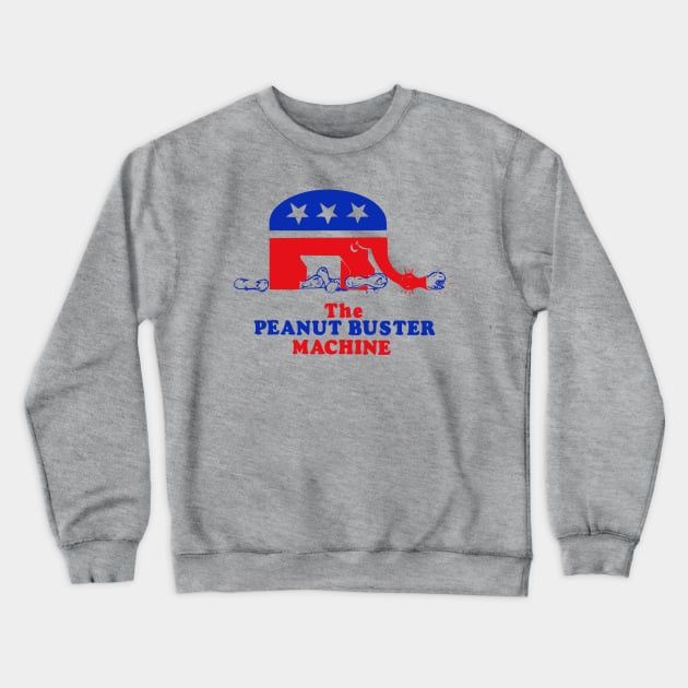 Republican Anti-Carter Campaign Button Crewneck Sweatshirt by Yesteeyear